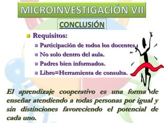 PRESENTACIÓN EXPERIENCIA IIIFASES SEGUIDASLa técnica más utilizada ha sido la de métodos de proyectos-grupos de investigación (basada en propuestas de Pere Pujolás) , con diversas variaciones o matizaciones en función de las propias necesidades , de situaciones de aprendizaje  La estructura y forma de funcionamiento sería  :