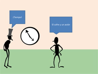 ¡Tiempo!
El cofre y un avión
 