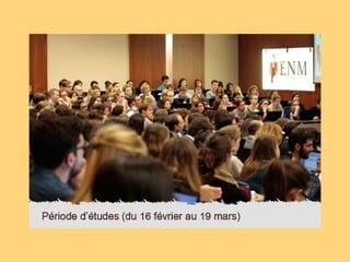 La formation initiale à l'ENM