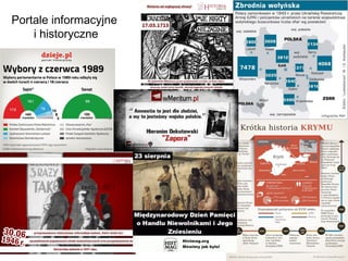 Portale informacyjne
i historyczne
 