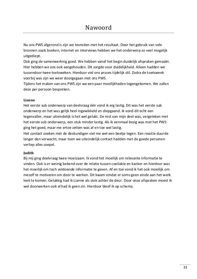 Pws coeliakie judith vollering lianne de langen