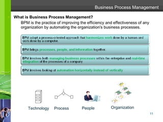 Business Process Management Technology Application Integration Architecture of Excellence - Answering to the ...