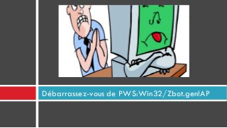 Débarrassez-vous de PWS:Win32/Zbot.gen!AP

 
