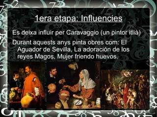 Biografia El seu estil evoluciona amb una pintura il·luminada amb pinzellades ràpides i lliures. 