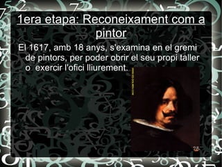 En el seu primer viatge a Italia, estudia la pintura antiga i contemporanea 