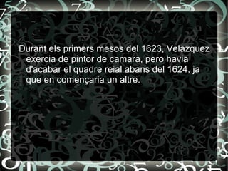 Tot i que va pertanyer a a reis españols, després va ser donat al rei Wellington i ara es conserva al museu Wellington. 