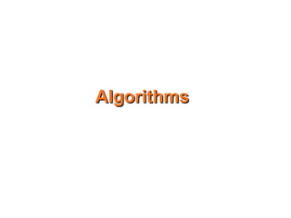 AlgorithmsAlgorithms
 