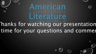 Thanks for watching our presentation
time for your questions and commen
 