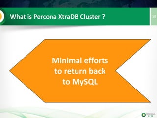 PXC (Galera cluster) is a meeting
bfb912e5-f560-11e2-0800-1eefab05e57d
19
 