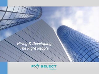 CONTACT
IFP
Hiring & Developing
The Right People
 