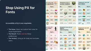 PX vs EM vs REM - Battle of CSS Units - Which to Use When? | PDF