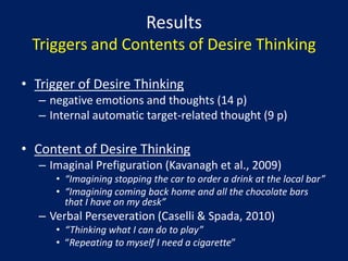 I imagine how I would feel like when engaging in the desired activity