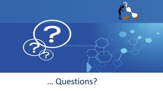 …	Questions?
Flexible	Connections	Enable:
 