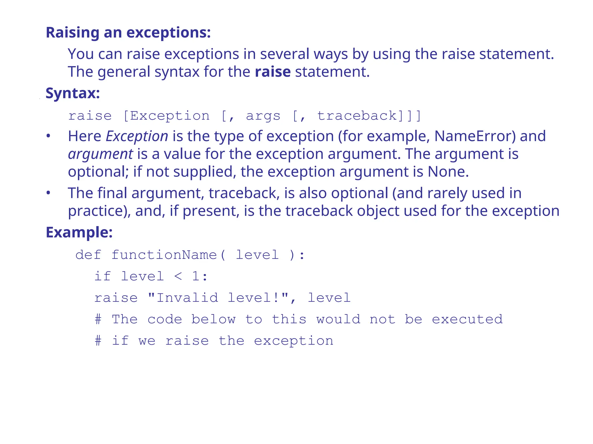 Exception handling in python and how to handle it | PPT