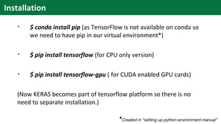 Keras and TensorFlow | PDF | Programming Languages | Computing