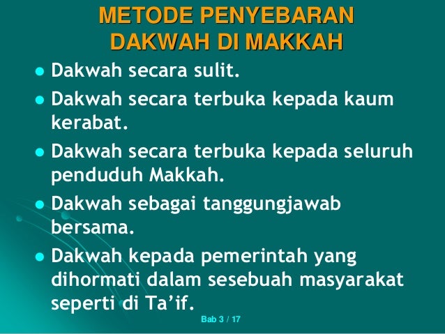 Wahyu Dakwah Nabi Muhammad Saw Di Makkah Dan Cabarannya