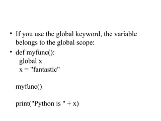 Python in easy way It includes different data type | PPTX