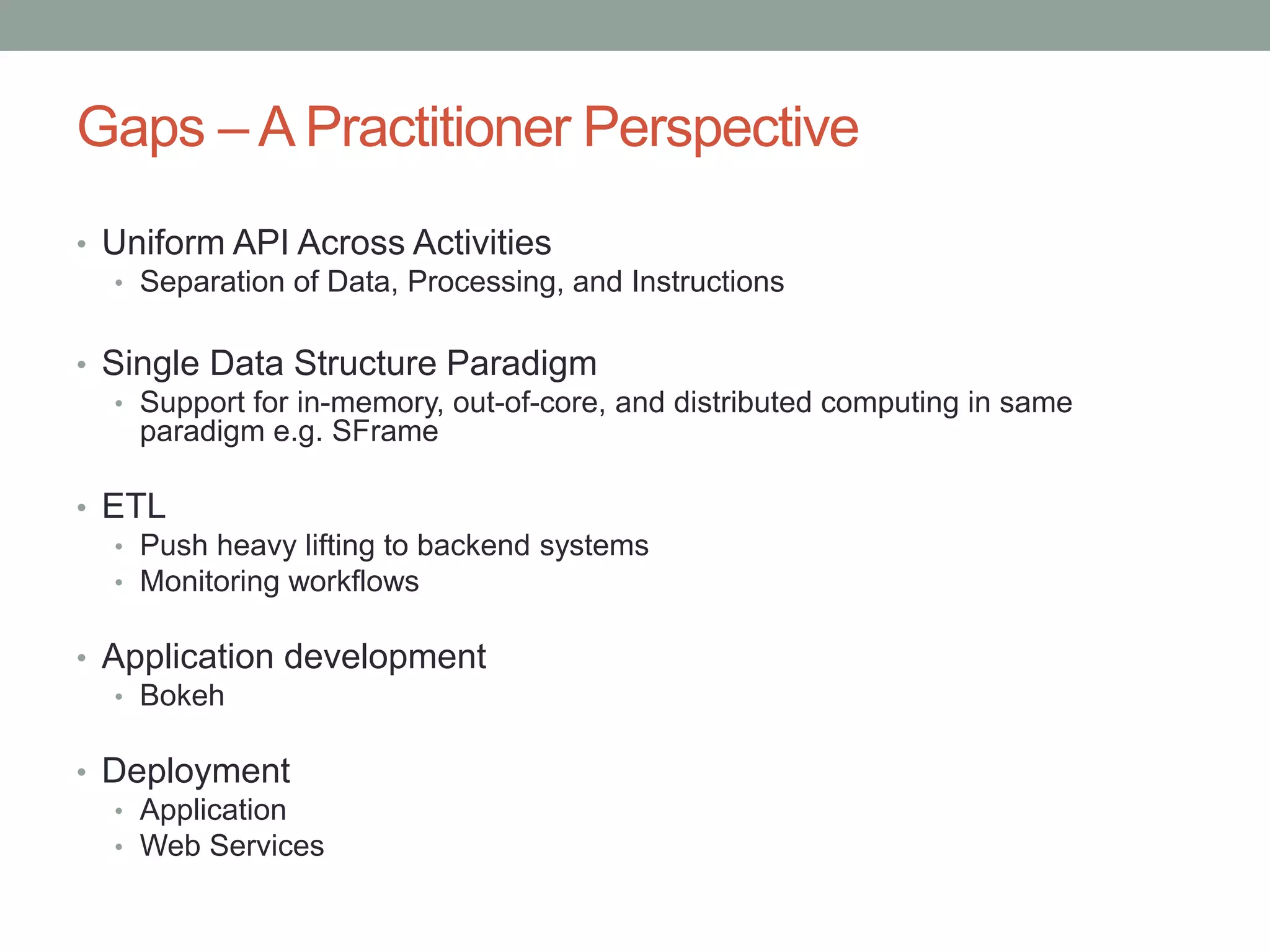 The Python ecosystem for data science - Landscape Overview | PPT
