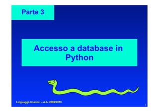 Py a6 python-database | PPT