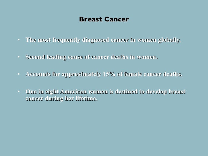 Thesis for breast cancer essay