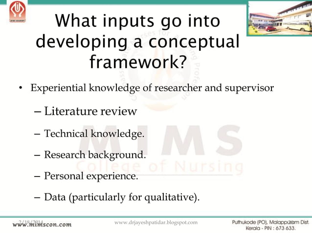 Ppt. developing a conceptual framework | PPT