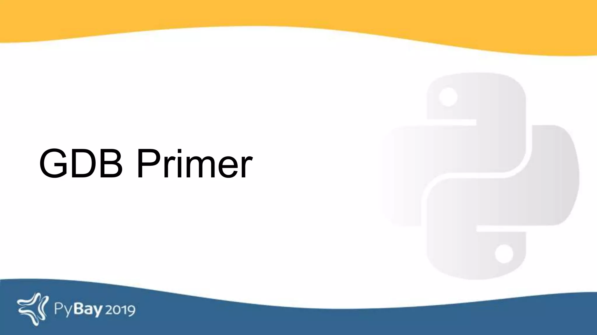 GDB Primer
 