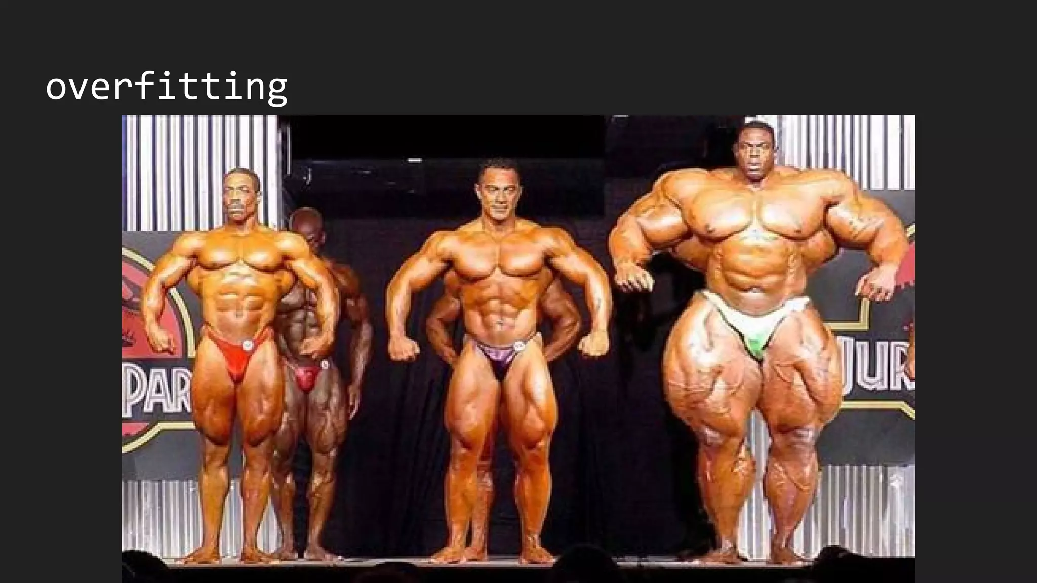 overfitting
 