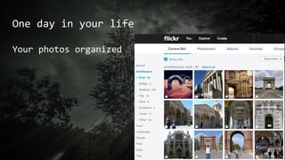 One day in your life
Your photos organized
 