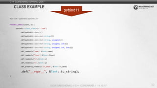 Pybind C Mixing C++ & Python II: Pybind11 | PPTX