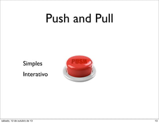 Push and Pull

Simples
Interativo

sábado, 12 de outubro de 13

13

 