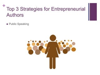 +

Top 3 Strategies for Entrepreneurial
Authors
?

Public Speaking

 