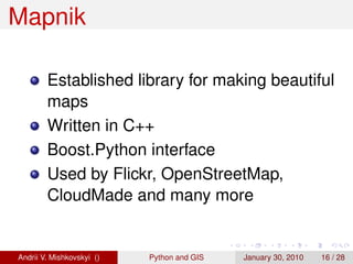 Python and GIS | PPT