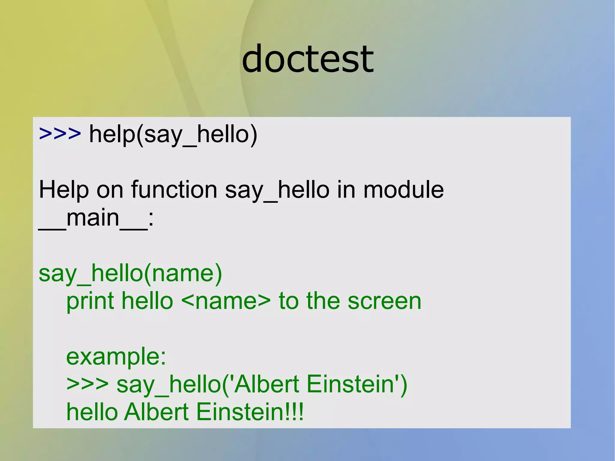 Vantaggi di Python in bioinfo Sintassi chiara , documentazione 