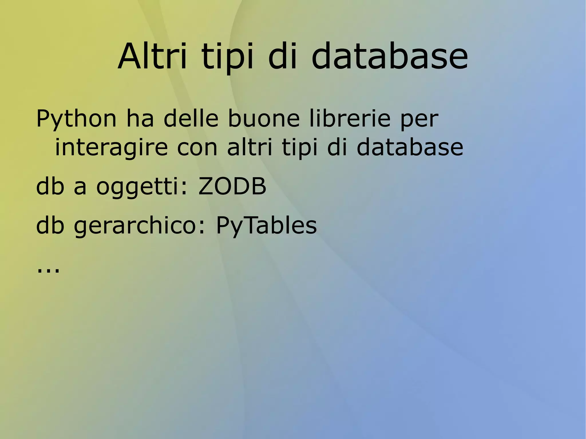 Testing usato per comunicare Immaginate che questo grafico sia il risultato di una vostra analisi 