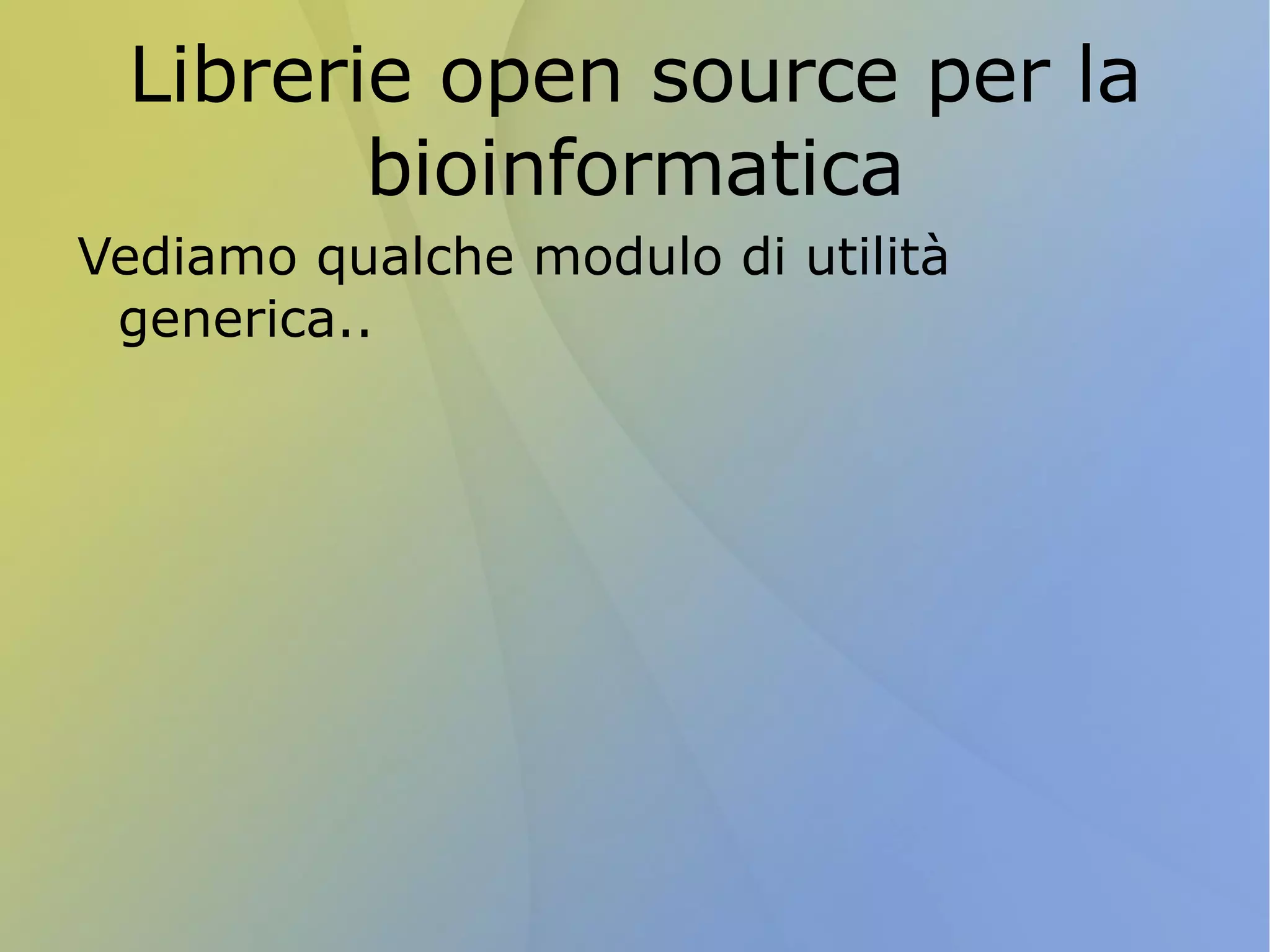 Testing - esempio La parte piu' difficile di un esperimento é scegliere i controlli e i background corretti 