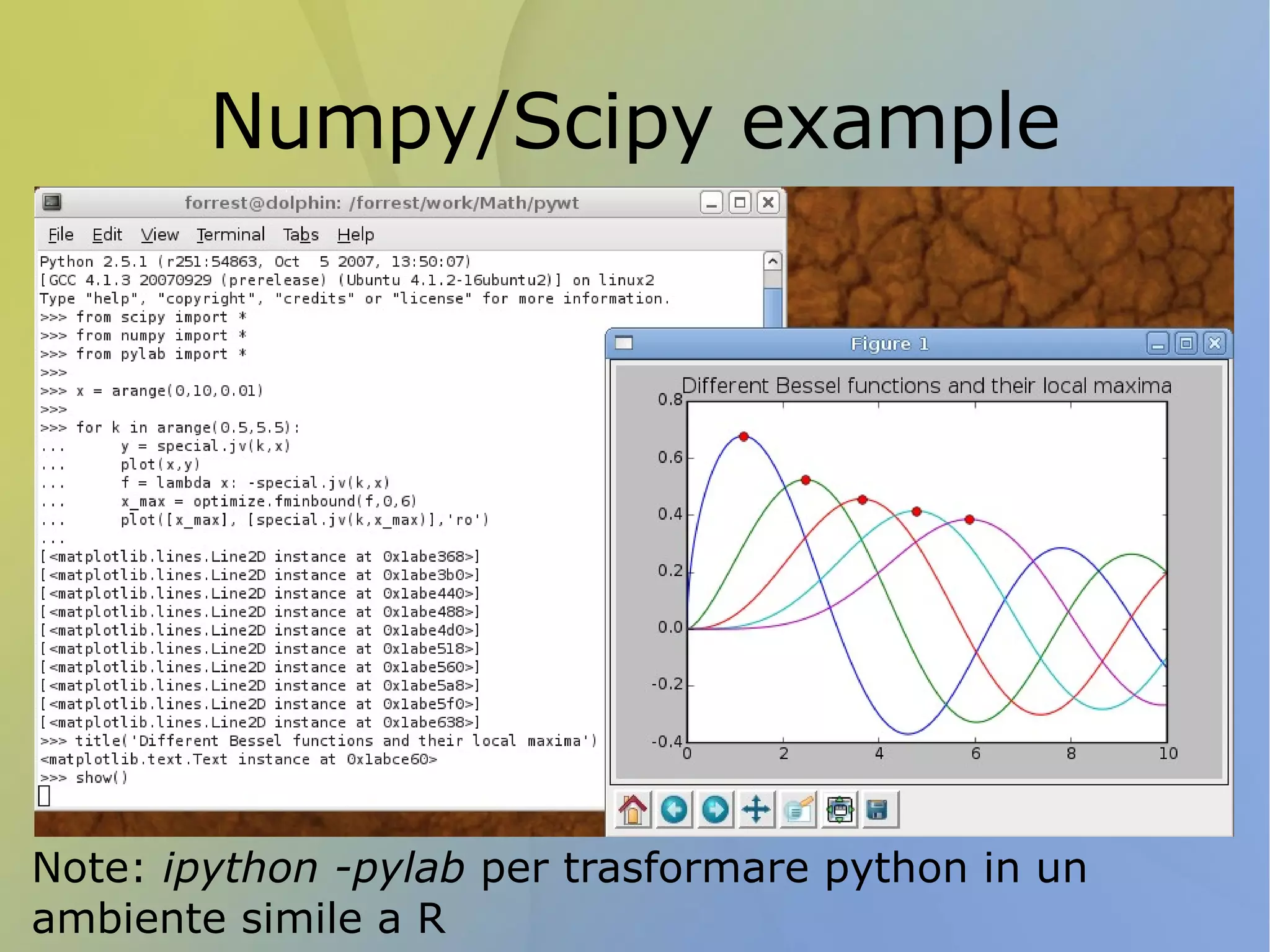 Nosetest  -> individua tutte le funzioni che assomigliano a tests e le esegue 