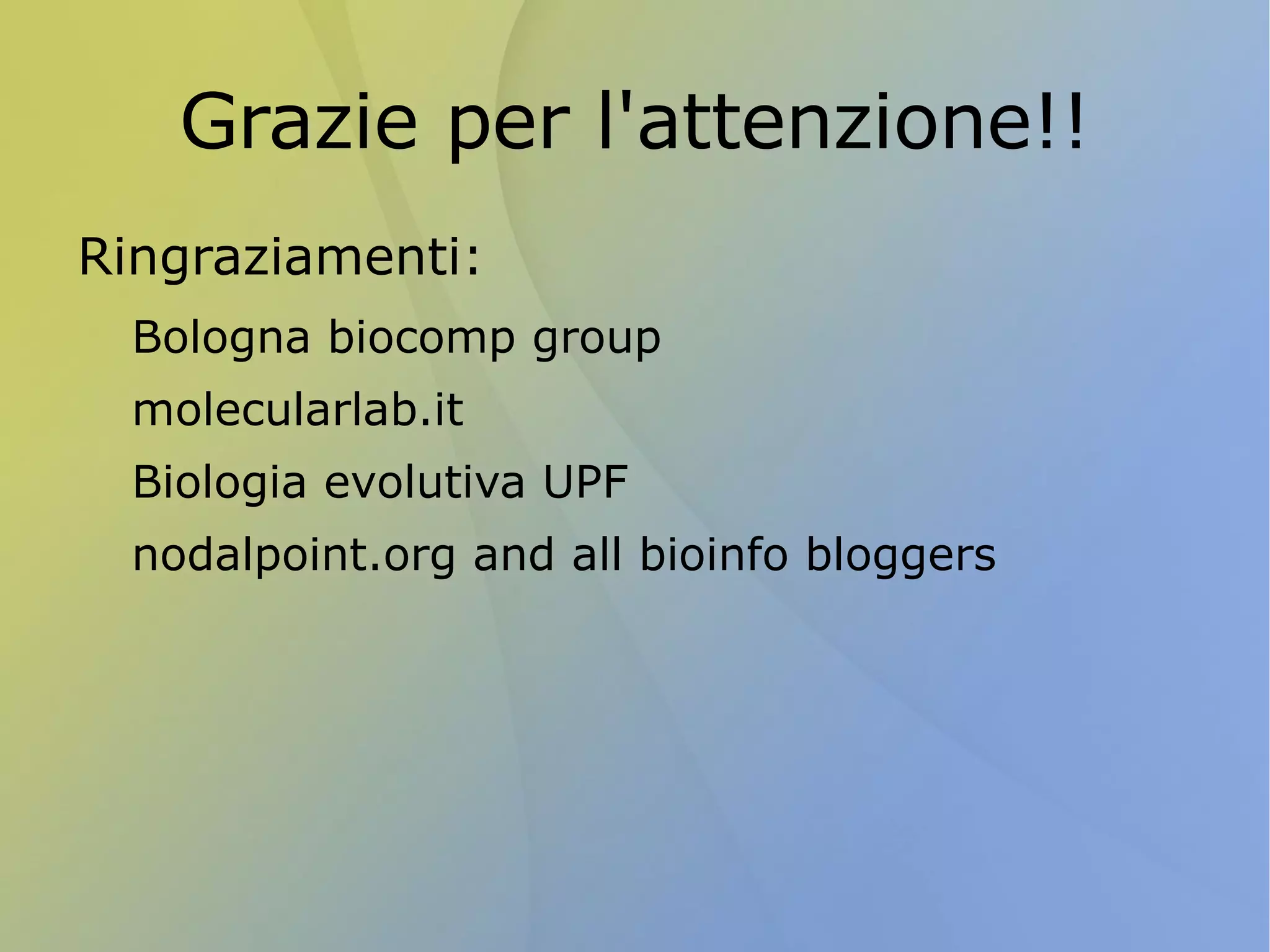 unittest From unittest import * class SimpleFastaSeqCase(unittest.TestCase): @classmethod def setUpClass(cls): ..... @classmethod def tearDownClass(cls): ..... def setUp(self): ..... def tearDown(self): ..... def testCondition1(self): ..... def testCondition2(self): ..... Istruzioni da eseguire prima/dopo  tutti  i test Istruzioni da eseguire  prima/dopo  ogni  test Tests 
