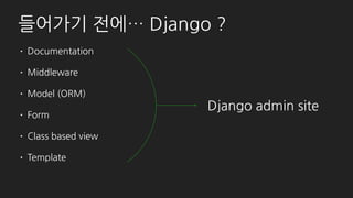 예제를 위한 모델
MEMBER
name 이름
email 이메일
permission 권한
certification_date 인증일
is_certificated 인증상태
POST
member 작성자
category 카테고리
title 제목
subtitle 부제목
content 내용
is_deleted 삭제여부
created_at 작성일
COMMENT
member 작성자
post 원글
content 내용
report_count 신고수
created_at 작성일
CATEGORY
name 이름
* permission (관리자, 에디터, 일반)
 