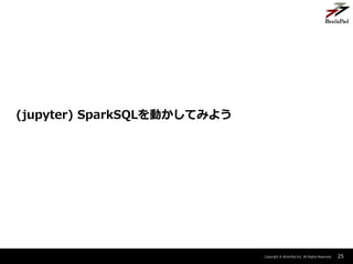 Copyright ? BrainPad Inc. All Rights Reserved. 25
(jupyter) SparkSQLӤƤߤ褦
 