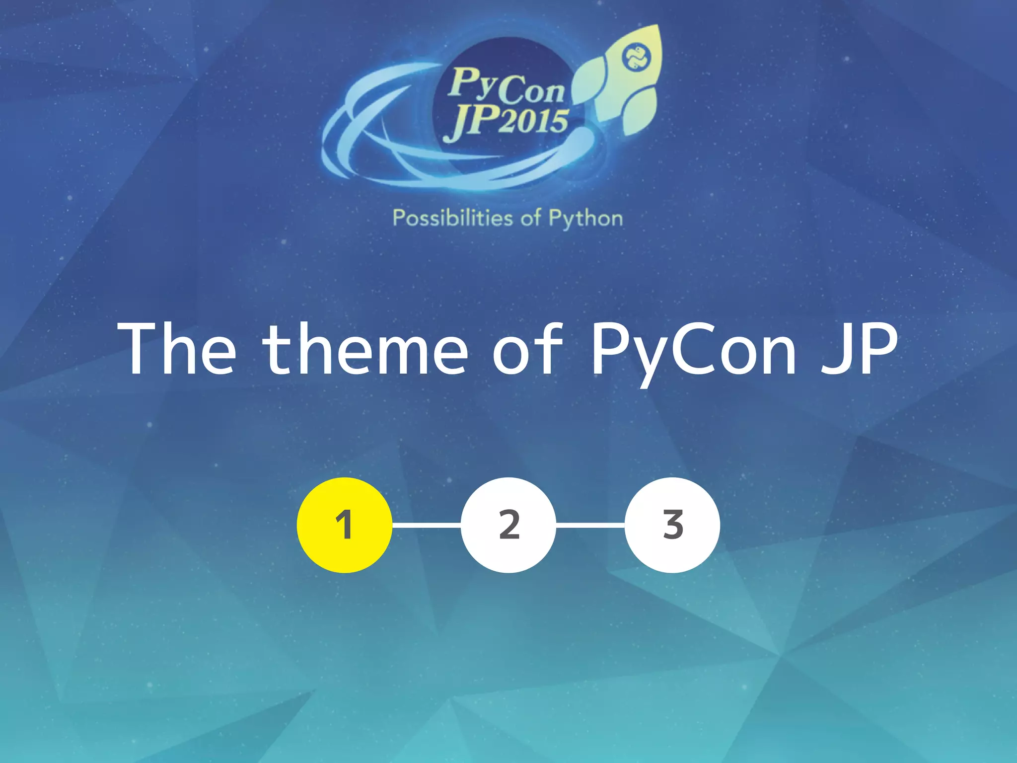Introduction of PyCon JP 2015 at PyCon APAC/Taiwan 2015