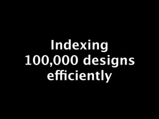 Rtree
Rtrees are for indexing spatial data
 