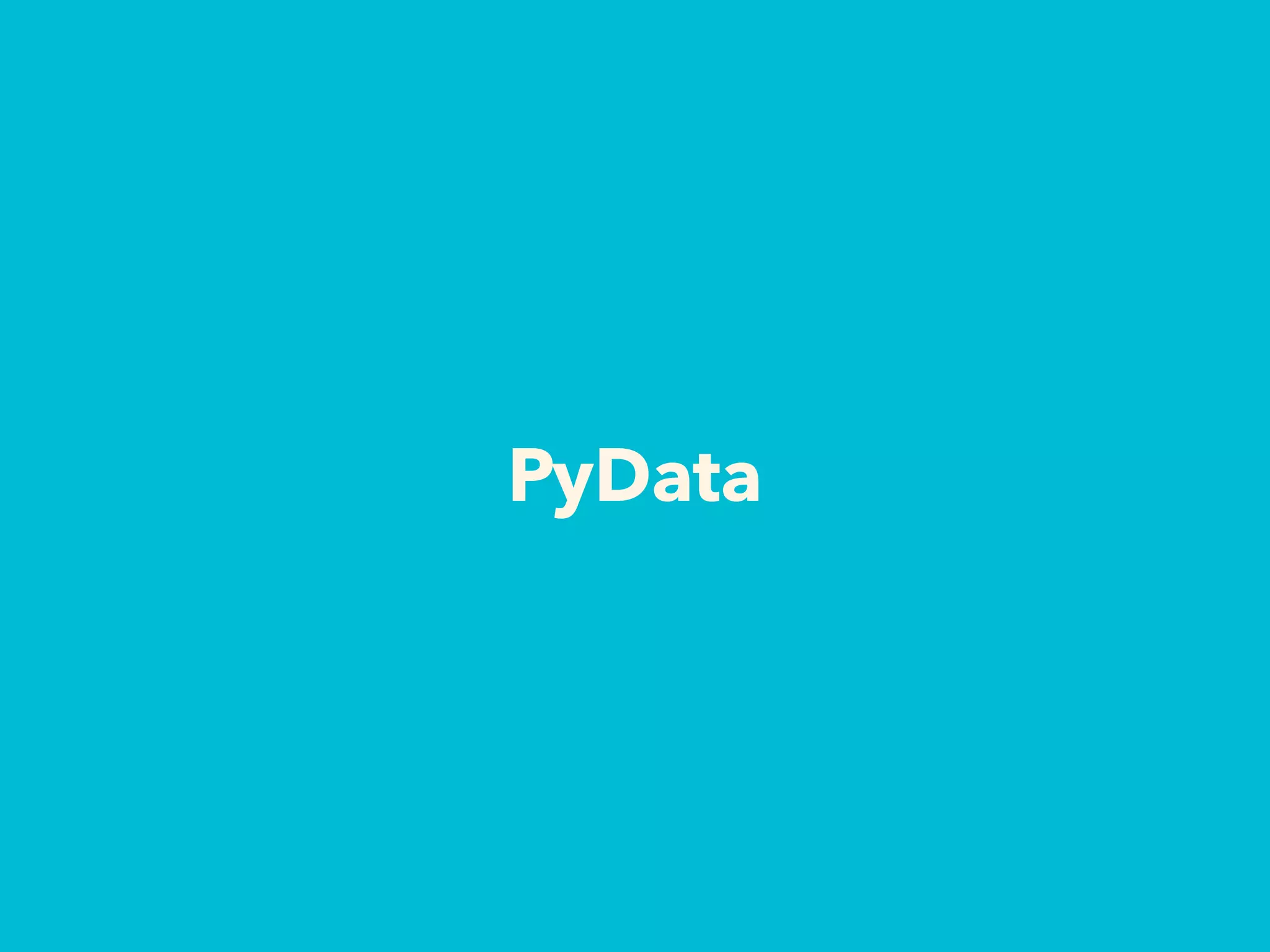 PyData
 