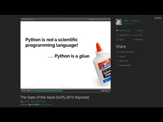 [SciPy]
 