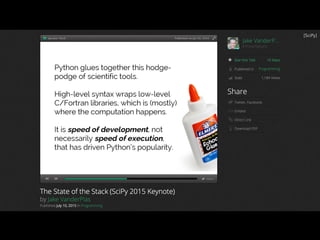 [SciPy]
 
