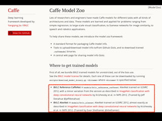[Model Zoo]
 
