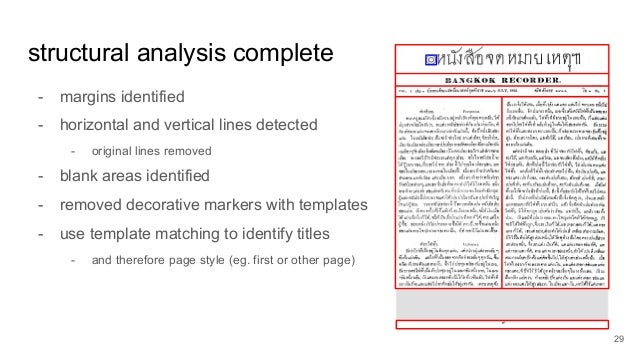 pycon apac 2017 page layout analysis of 19th century siamese newspap 19th century newspaper template