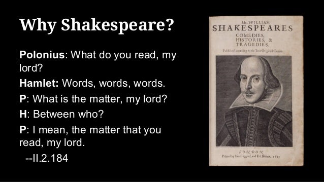 words words words reading shakespare with python