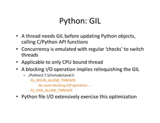 PyCon India 2011: Python Threads: Dive into GIL! | PDF