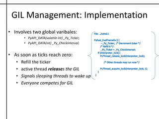 A tick maps to a Python VM’s byte-code instructions