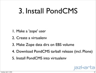 Plone in the Cloud - an on-demand CMS hosted on Amazon EC2